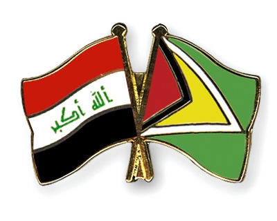 Fahnen Pins Irak Guyana
