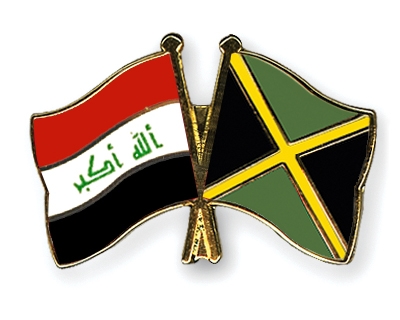 Fahnen Pins Irak Jamaika
