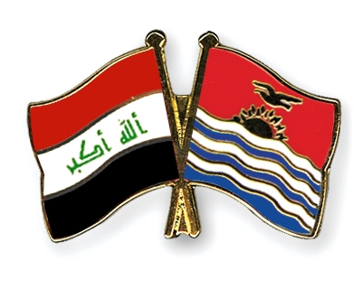 Fahnen Pins Irak Kiribati