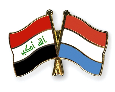 Fahnen Pins Irak Luxemburg