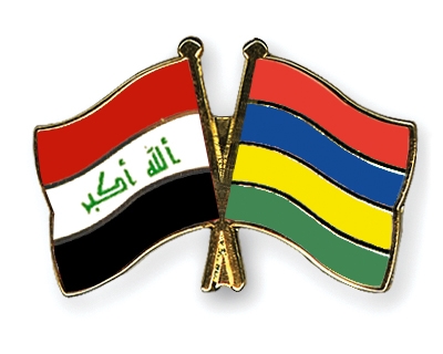 Fahnen Pins Irak Mauritius