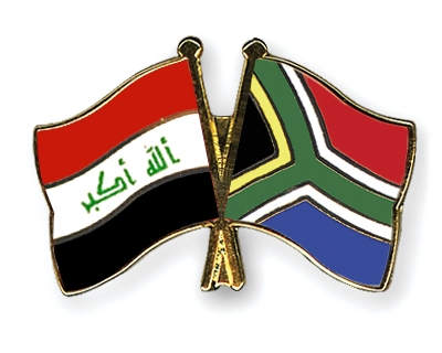 Fahnen Pins Irak Sdafrika