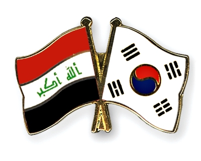 Fahnen Pins Irak Sdkorea