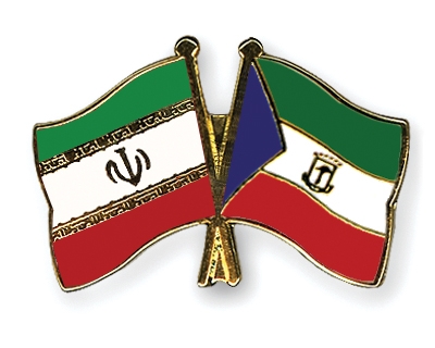 Fahnen Pins Iran quatorialguinea