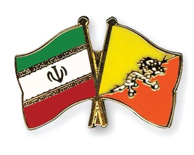 Fahnen Pins Iran Bhutan