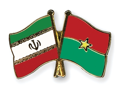 Fahnen Pins Iran Burkina-Faso