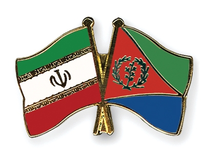 Fahnen Pins Iran Eritrea