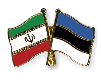 Fahnen Pins Iran Estland