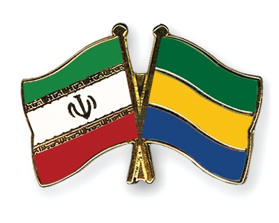 Fahnen Pins Iran Gabun