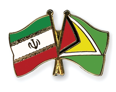 Fahnen Pins Iran Guyana