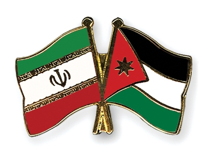 Fahnen Pins Iran Jordanien