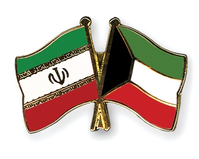Fahnen Pins Iran Kuwait