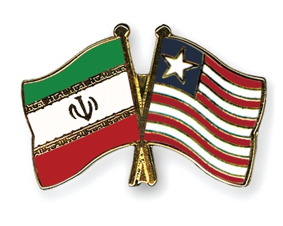 Fahnen Pins Iran Liberia