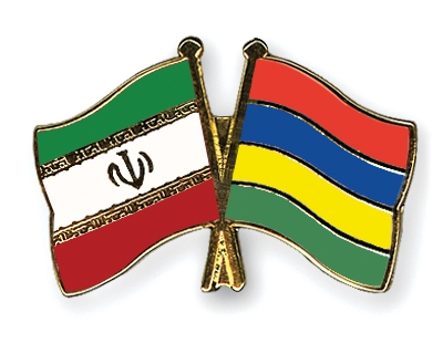 Fahnen Pins Iran Mauritius