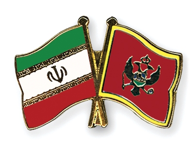 Fahnen Pins Iran Montenegro