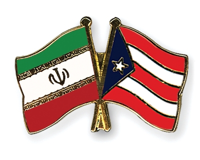 Fahnen Pins Iran Puerto-Rico