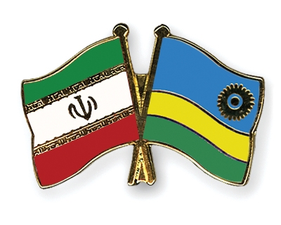 Fahnen Pins Iran Ruanda