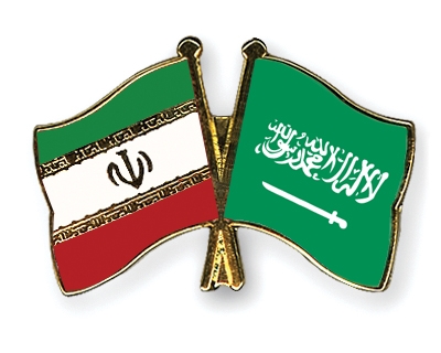 Fahnen Pins Iran Saudi-Arabien