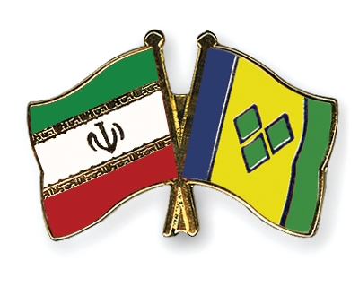 Fahnen Pins Iran St-Vincent-und-die-Grenadinen