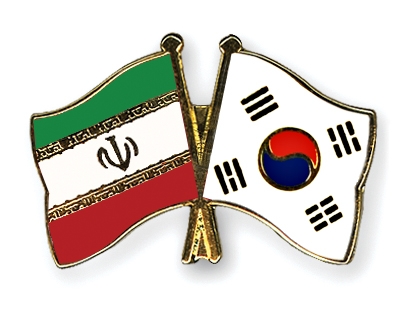 Fahnen Pins Iran Sdkorea