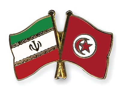 Fahnen Pins Iran Tunesien
