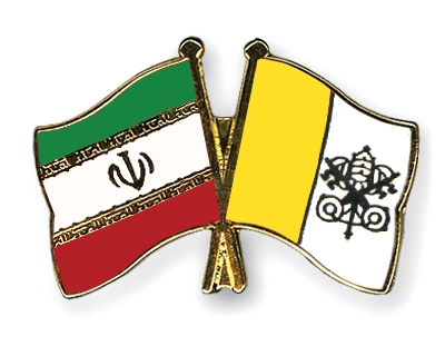 Fahnen Pins Iran Vatikanstadt