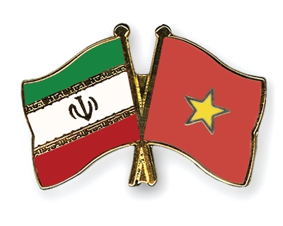 Fahnen Pins Iran Vietnam