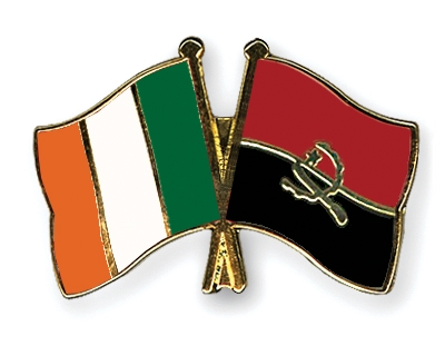 Fahnen Pins Irland Angola