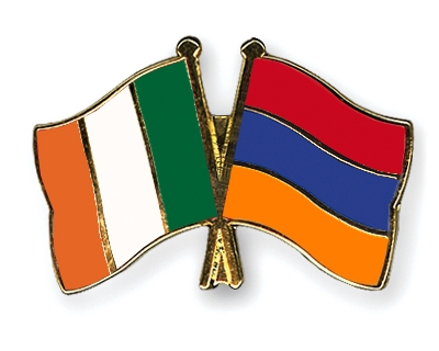 Fahnen Pins Irland Armenien