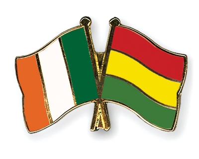 Fahnen Pins Irland Bolivien