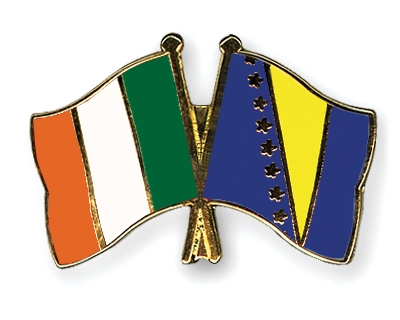 Fahnen Pins Irland Bosnien-und-Herzegowina