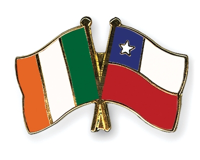 Fahnen Pins Irland Chile