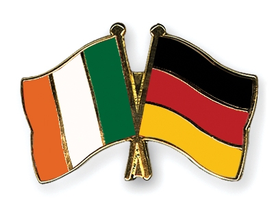 Fahnen Pins Irland Deutschland