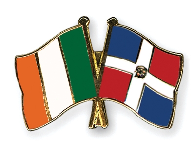 Fahnen Pins Irland Dominikanische-Republik