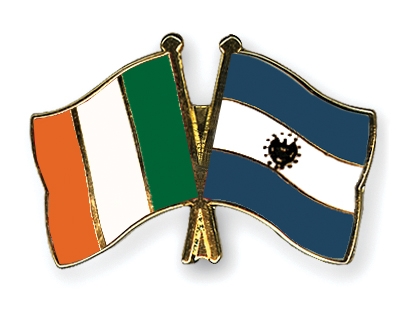 Fahnen Pins Irland El-Salvador