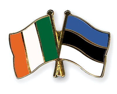 Fahnen Pins Irland Estland