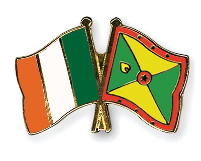 Fahnen Pins Irland Grenada