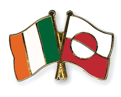 Fahnen Pins Irland Grnland