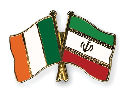 Fahnen Pins Irland Iran