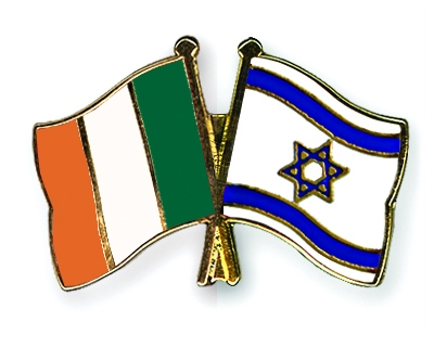 Fahnen Pins Irland Israel