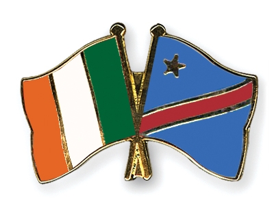 Fahnen Pins Irland Kongo-Demokratische-Republik