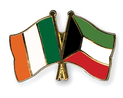 Fahnen Pins Irland Kuwait