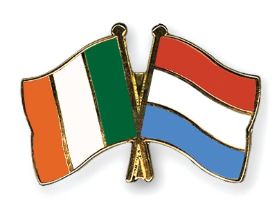Fahnen Pins Irland Luxemburg