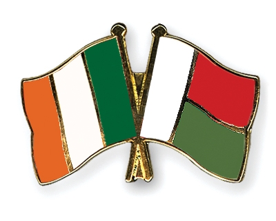 Fahnen Pins Irland Madagaskar