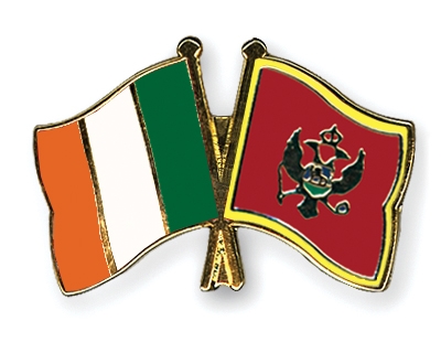 Fahnen Pins Irland Montenegro