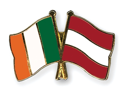 Fahnen Pins Irland sterreich