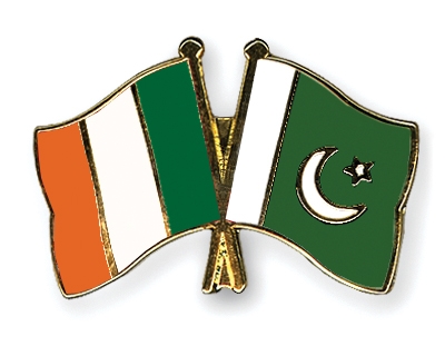 Fahnen Pins Irland Pakistan