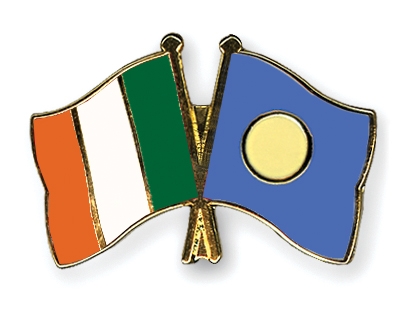 Fahnen Pins Irland Palau