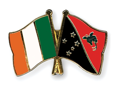 Fahnen Pins Irland Papua-Neuguinea