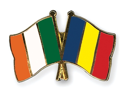 Fahnen Pins Irland Rumnien